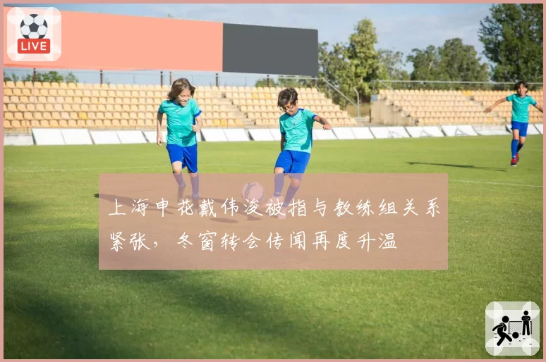 上海申花戴伟浚被指与教练组关系紧张，冬窗转会传闻再度升温