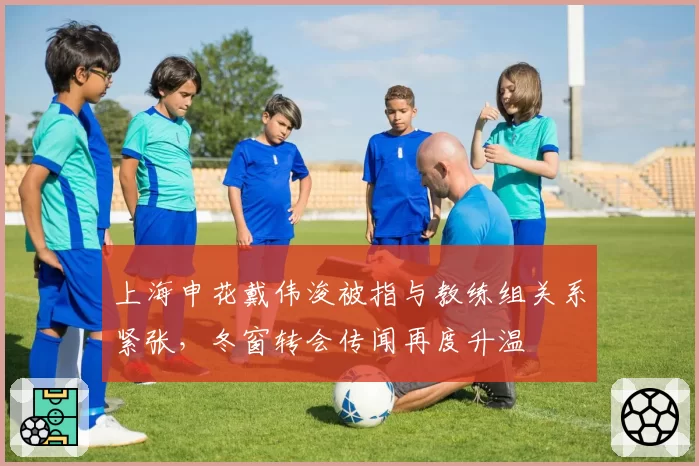 上海申花戴伟浚被指与教练组关系紧张，冬窗转会传闻再度升温